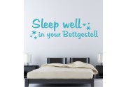 Sleep well... als Wandtattoo 