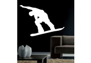 Snowboarder als Wandtattoo 
