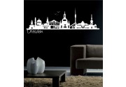 Skyline von Dresden als Wandtattoo 