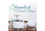 Stammtisch Family als Wandtattoo