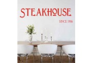 Steakhouse als Wandtattoo 