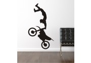 Stunt Bike als Wandtattoo 