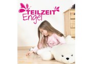 Teilzeit Engel als Wandtattoo