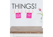 Things To Do als Wandtattoo