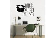 Think Outside als Wandtattoo
