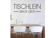 Tischlein... als Wandtattoo 