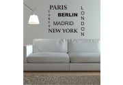 Städte 3 als Wandtattoo 