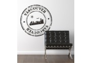 Stempel von Vancouver als Wandtattoo 