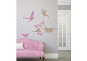 Vogelschwarm als Wandtattoo 