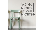 Von Nichts... als Wandtattoo