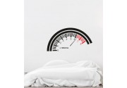 Tacho Speed als Wandtattoo