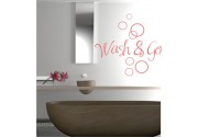 Wash & Go als Wandtattoo 