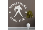 Motiv Wassermann als Wandtattoo 