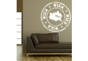Stempel von Wien als Wandtattoo 