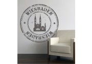 Stempel von Wiesbaden als Wandtattoo 