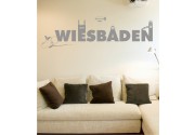 Schriftzug Wiesbaden als Wandtattoo 