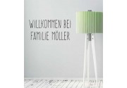 Willkommen bei Familie... als Wandtattoo 