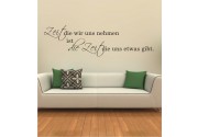 Zeit die wir uns nehmen ... als Wandtattoo 