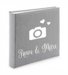 Fotoalbum mit Kamera & Namen