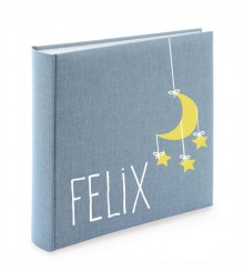 Fotoalbum mit Name und Mobile