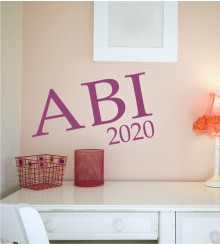 ABI 2020 als Wandtattoo