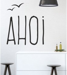 Ahoi als Wandtattoo