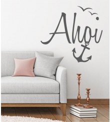 Ahoi! mit geschwungener Schrift