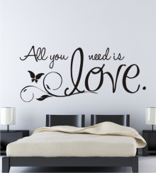 All you need is love 2 als Wandtattoo