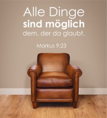 Alle Dinge sind... als Wandtattoo