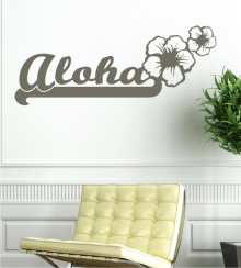 Aloha als Wandtattoo