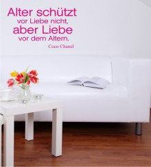 Alter schützt vor... als Wandtattoo