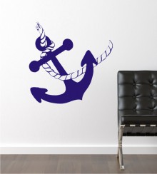 Anker als Wandtattoo