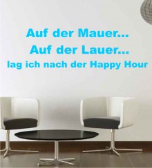 Auf der Mauer, Auf der Lauer ... als Wandtattoo