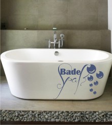 Badespaß als Wandtattoo