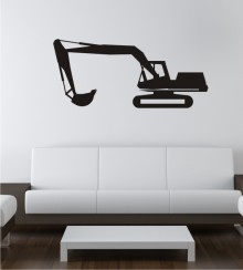 Bagger 1 als Wandtattoo 