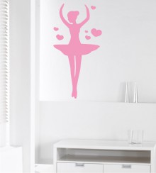 Ballerina als Wandtattoo