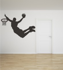 Basketballer als Wandtattoo