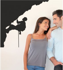 Gipfelstürmer als Wandtattoo