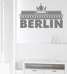 Schriftzug Berlin als Wandtattoo