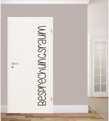 Besprechungsraum Schriftzug als Wandtattoo