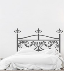 Bettgestell Ranke als Wandtattoo