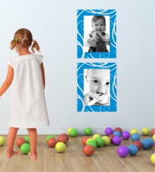 Bilderrahmen Waves als Wandtattoo