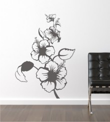 Blumenranke 4 als Wandtattoo 