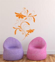 Blumenzauber als Wandtattoo