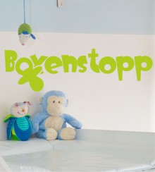 Boxenstopp als Wandtattoo