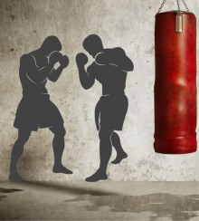Kickboxen 2 als Wandtattoo 