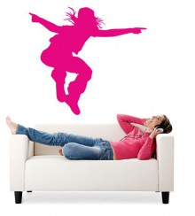 Breakdance als Wandtattoo 