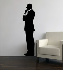 Buttler als Wandtattoo