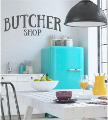 Butcher Shop als Wandtattoo