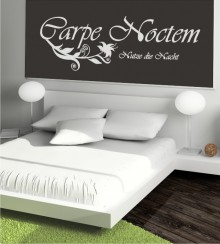 Carpe Noctem als Wandtattoo